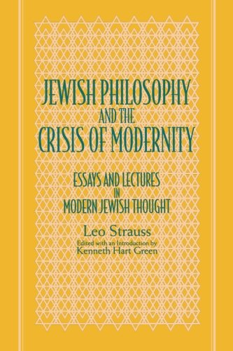 Cover for Leo Strauss · Jewish Philosophy and the Crisis of Modernity: Essays and Lectures in Modern Jewish Thought (Suny Series, Jewish Writings of Strauss) (Paperback Book) [1st Paperback edition] (1997)