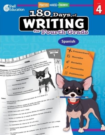 Cover for Kristin Kemp · 180 Days of Writing for Fourth Grade (Paperback Book) (2021)