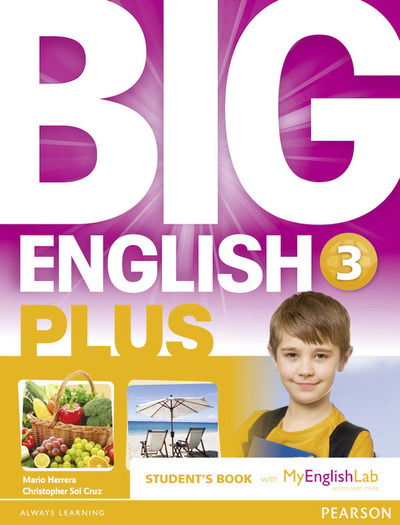 Cover for Mario Herrera · Big English Plus American Edition 3 Students' Book with MyEnglishLab Access Code Pack New Edition - Big English (Book) (2018)