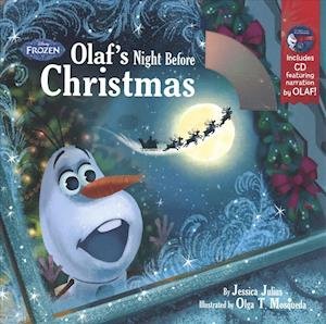 Cover for Disney Book Group · Olaf's Night Before Christmas Book &amp; Cd (Gebundenes Buch) (2019)
