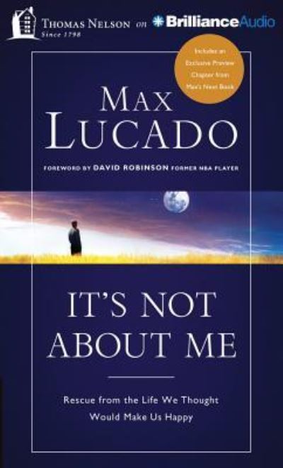 Cover for Max Lucado · It's Not About Me (CD) (2013)