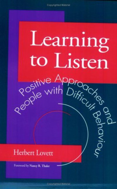 Learning To Listen - Herbert Lovett - Books - Jessica Kingsley Publishers - 9781853023743 - March 21, 1995