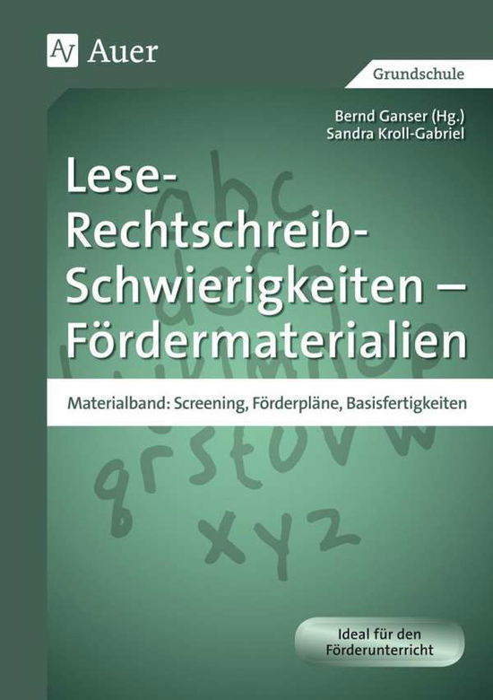 Cover for Sandra Kroll-gabriel · Lese-Rechtschreib-Schw.Förd. Screening (Buch)