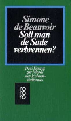 Cover for Simone De Beauvoir · Roro Tb.15174 Beauv.soll M.de Sade Ver. (Bok)