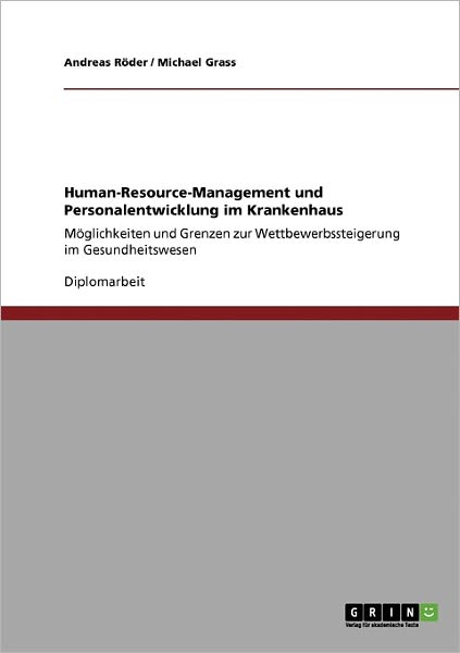 Cover for Röder · Human-Resource-Management und Per (Book) [German edition] (2009)