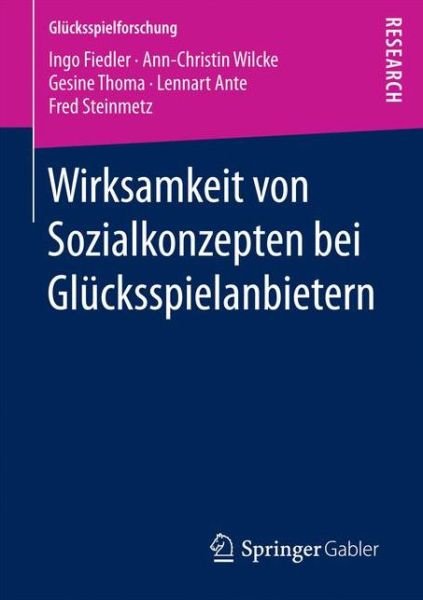Cover for Fiedler · Wirksamkeit von Sozialkonzepten (Bog) (2017)