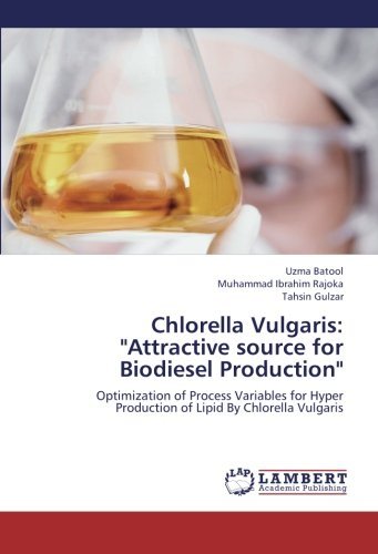 Cover for Tahsin Gulzar · Chlorella Vulgaris: &quot;Attractive Source for Biodiesel Production&quot;: Optimization of Process Variables for Hyper Production of Lipid by Chlorella Vulgaris (Paperback Book) (2012)