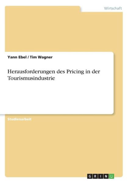 Cover for Ebel · Herausforderungen des Pricing in d (Book)