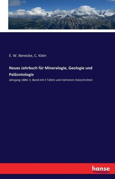 Neues Jahrbuch für Mineralogie, - Benecke - Books -  - 9783742873743 - September 10, 2016