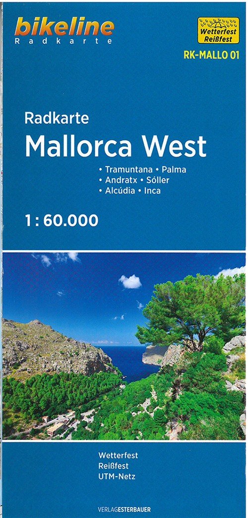 Esterbauer · Radkarte Mallorca West: Tramuntana, Palma, Andratx, Sóller, Alcúdia, Inca (Book) (2015)