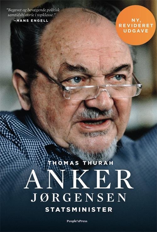 Cover for Thomas Thurah · Anker Jørgensen. Statsminister. Revideret udgave (Sewn Spine Book) [2e uitgave] (2016)