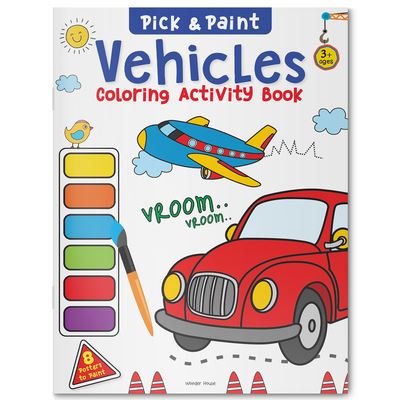 Cover for Wonder House Books · Pick and Paint Coloring Book (Book) (2022)