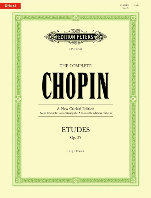 Cover for The Complete Chopin: Etudes Op. 25 (Partitur) (2025)