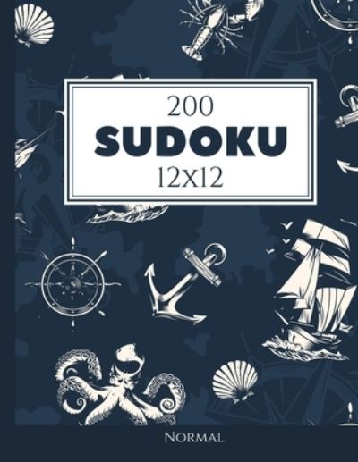 Cover for Morari Media Pt · 200 Sudoku 12x12 normal Vol. 1: com solucoes e quebra-cabecas bonus (Paperback Book) (2021)