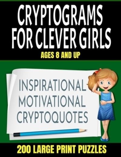 Cover for Hj Lee Press · Crytograms for Clever Girls (Pocketbok) (2020)