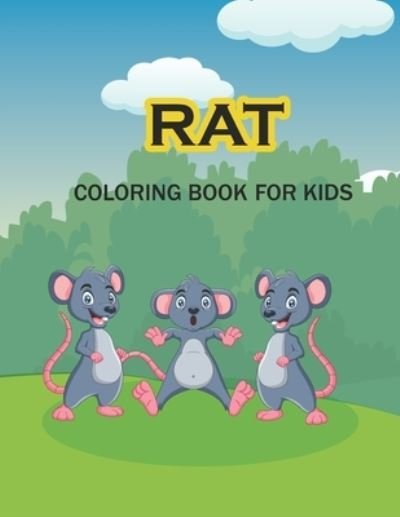 Cover for Tech Nur Press · Rat Coloring Book for Kids (Paperback Book) (2021)