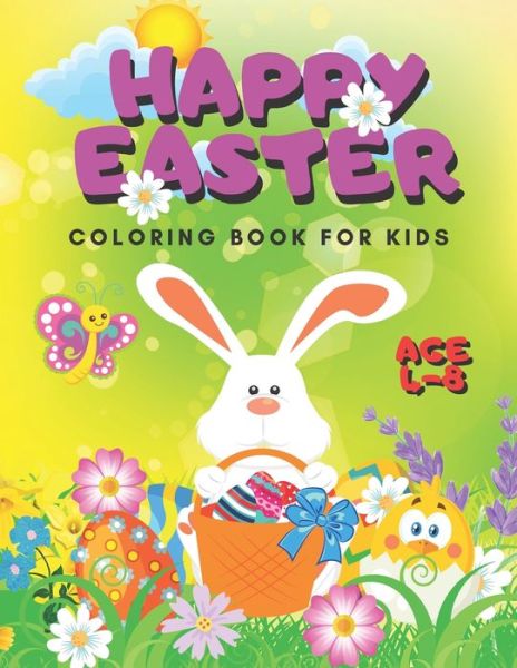 Happy Easter Coloring Book for Kids. - Golden Tree - Książki - Amazon Digital Services LLC - Kdp Print  - 9798718281743 - 7 marca 2021