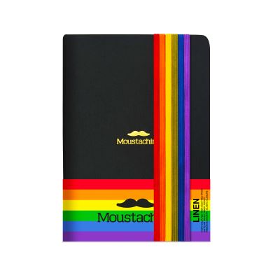 Cover for Moustachine · Moustachine Art Pride Black Blank Hardcover Medium (Book) (2024)