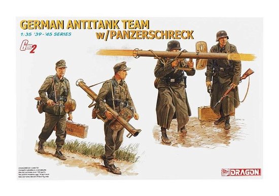 Cover for Dragon · 1/35 German Antitank Team W/panzerschreck Wwii (Leketøy)