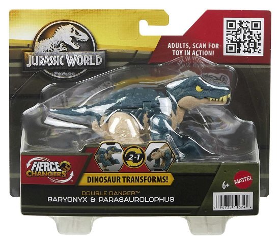 Jw Fierce Changers Double Danger Baryonyx & - Jurassic World - Merchandise -  - 0194735116744 - 9. maj 2024