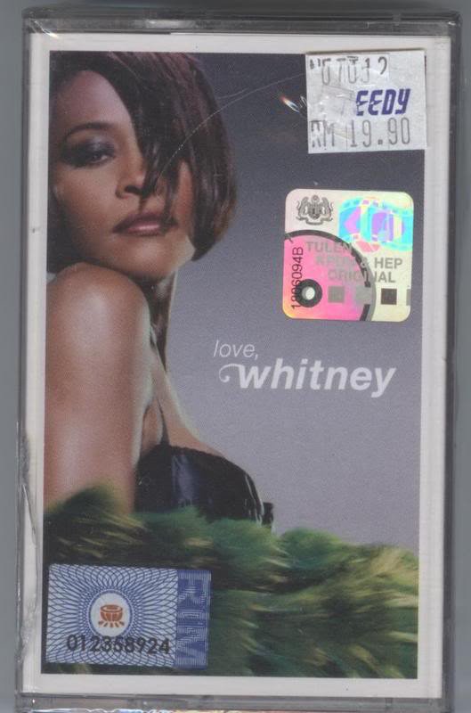 Cover for Whitney Houston  · Love, Whitney (Kassett)