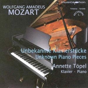 Cover for Mozart / Topel · Unknown Piano Pieces (CD) (2006)