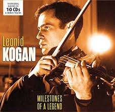 Cover for Kogan Leonid · Milestones of a Legend (CD) (2017)