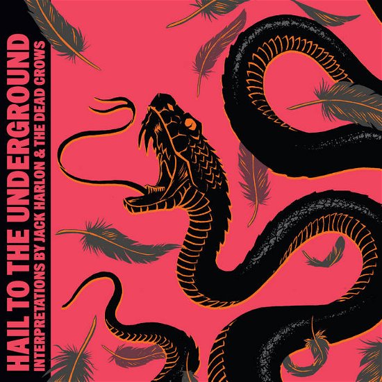 Cover for Harlon, Jack &amp; the Dead Crows · Hail to the Underground (Black / Pink Colour Merge Vinyl) (LP) (2023)