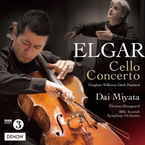 Cover for Miyata Dai.thomas Dausgaar · Elgar: Cello Concerto Vaughan Williams: Dark Pastoral (CD) [Japan Import edition] (2019)