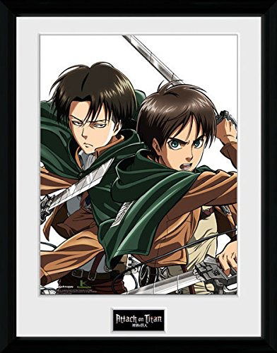 Cover for Poster - Framed · Attack on Titan - Eren and Levi Framed Poster (12 (MERCH) (2023)