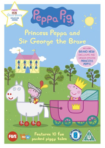 Peppa Pig - Princess Peppa And Sir George The Brave - Peppa Pig: Princess Peppa and - Elokuva - E1 - 5030305106744 - maanantai 26. lokakuuta 2009