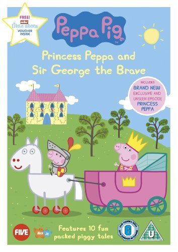 Cover for Peppa Pig: Princess Peppa and · Peppa Pig - Princess Peppa And Sir George The Brave (DVD) (2009)