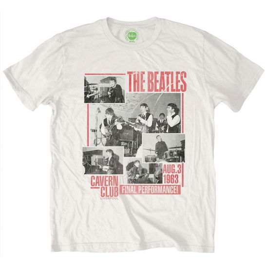 Cover for The Beatles · The Beatles Unisex T-Shirt: Final Performance (White) (T-shirt) [size S] (2024)