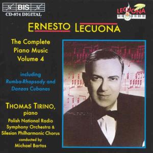 Cover for Lecuona / Tirino / Bartos / Polish Nat'l Radio So · Complete Piano Music 4 (CD) (1999)