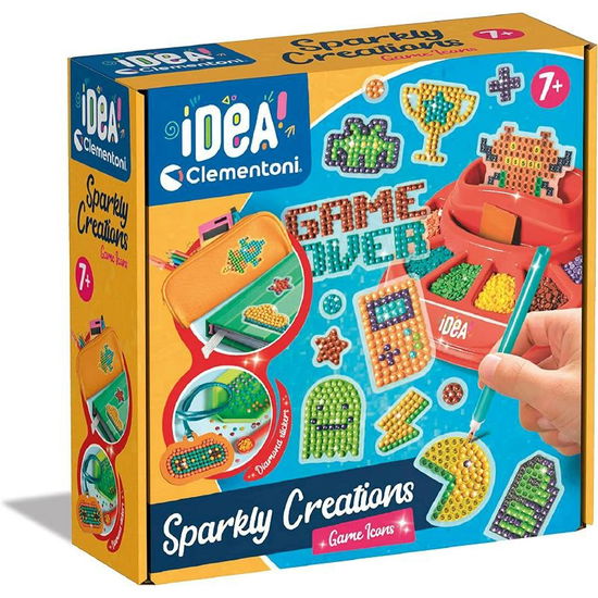 Cover for Clementoni Idea Crativi Idea · Sparkly Creations - Game Icons (ACCESSORY) (2023)