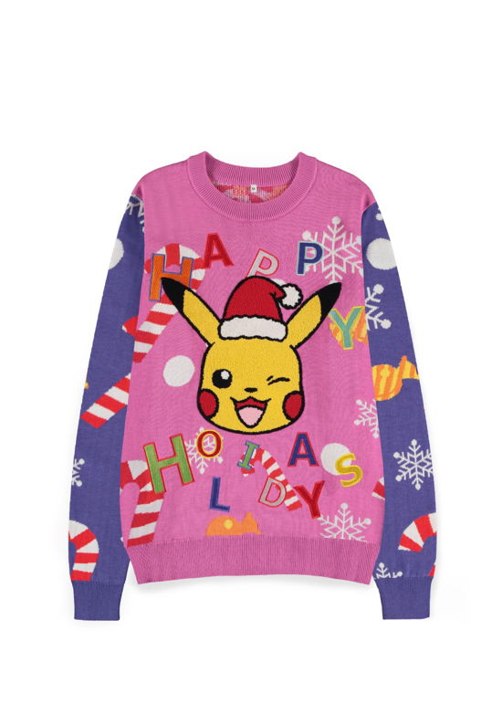 Pokemon Sweatshirt Christmas Jumper Pikachu Patche -  - Merchandise -  - 8718526172744 - 26. oktober 2023