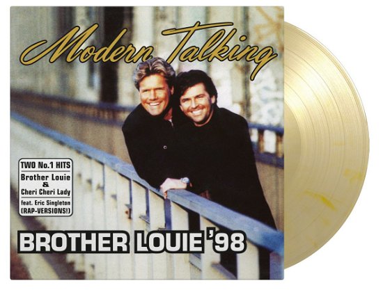 Cover for Modern Talking · Brother Louie '98 (LP) [Limited Yellow &amp; White Marbled edition] (2023)
