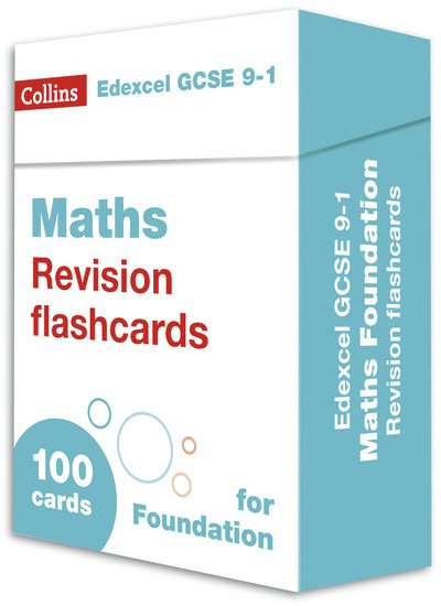 Cover for Collins GCSE · Edexcel GCSE 9-1 Maths Foundation Revision Cards: Ideal for the 2025 and 2026 Exams - Collins GCSE Grade 9-1 Revision (Flashcards) (2019)