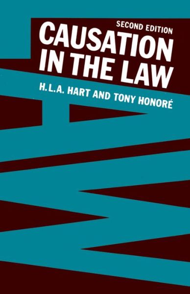 Cover for H. L. A. Hart · Causation in the Law (Paperback Book) [2 Revised edition] (1985)