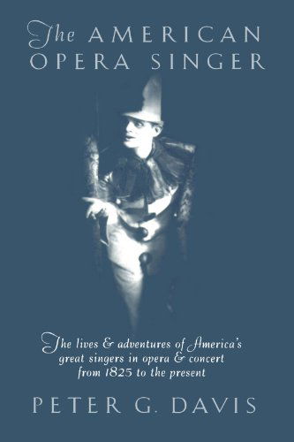 Cover for Peter G. Davis · American Singer (Pocketbok) (1999)