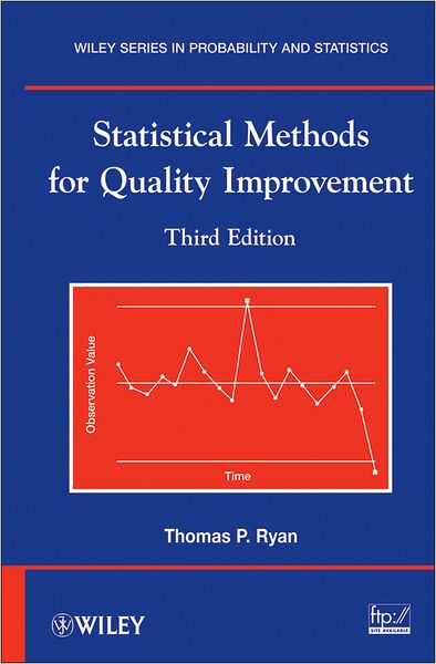 Cover for Ryan, Thomas P. (statistics.com) · Statistical Methods for Quality Improvement - Wiley Series in Probability and Statistics (Hardcover Book) (2011)