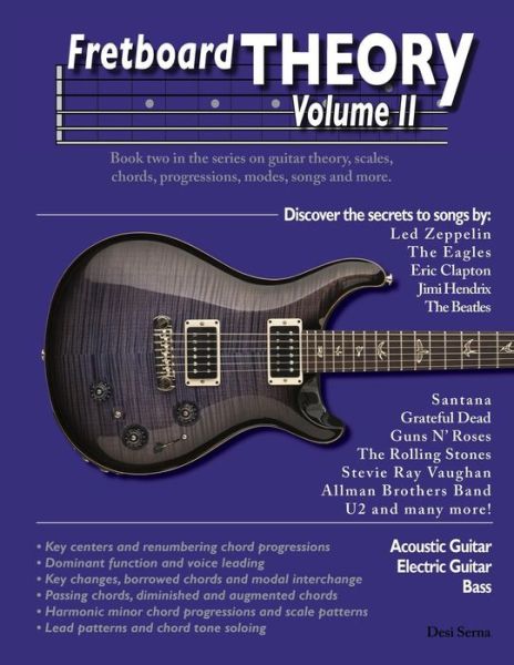 Cover for Desi Serna · Fretboard Theory Volume Ii: Book Two in the Series on Guitar Theory, Scales, Chords, Progressions, Modes, Songs, and More. (Paperback Book) (2015)