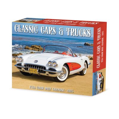 Willow Creek Press · Classic Cars & Trucks 2025 6.2 X 5.4 Box Calendar (Kalender) (2024)