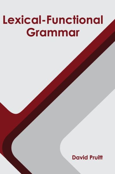 Cover for David Pruitt · Lexical-Functional Grammar (Hardcover Book) (2020)