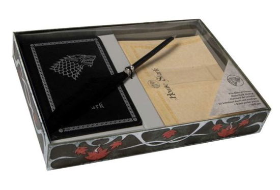 Game of Thrones: House Stark: Desktop Stationery Set (With Pen) - Insight Editions - Bøger - Insight Editions - 9781683832744 - 8. maj 2018