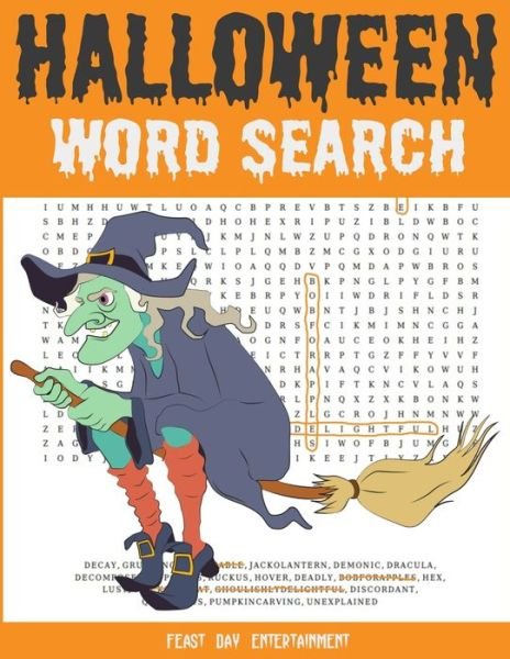 Cover for Feast Day Entertainment · Halloween Word Search (Paperback Bog) (2019)