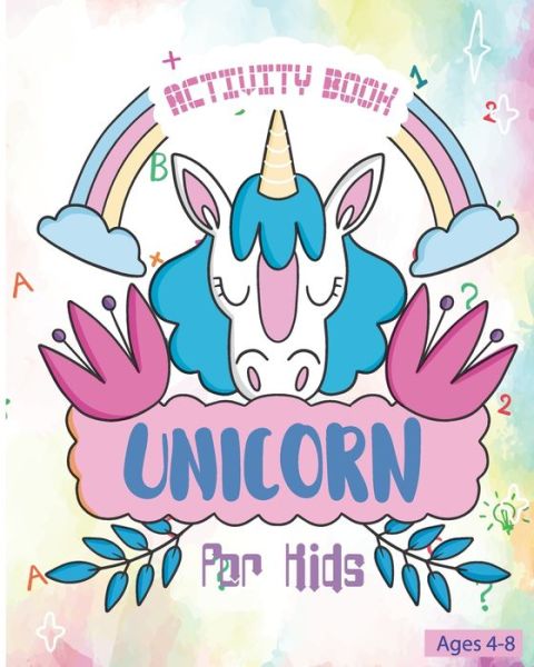 Cover for Nooga Publish · Unicorn Activity Book For Kids Ages 4-8 (Taschenbuch) (2019)