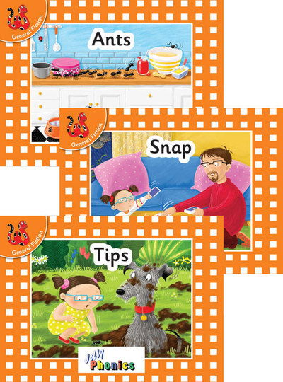 Jolly Phonics Orange Level Readers Set 1: in Precursive Letters - Louise Van-Pottelsberghe - Książki - Jolly Learning Ltd - 9781844145744 - 16 lipca 2019