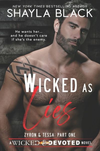 Cover for Shayla Black · Wicked as Lies (Zyron and Tessa, Part One) (Paperback Book) (2021)