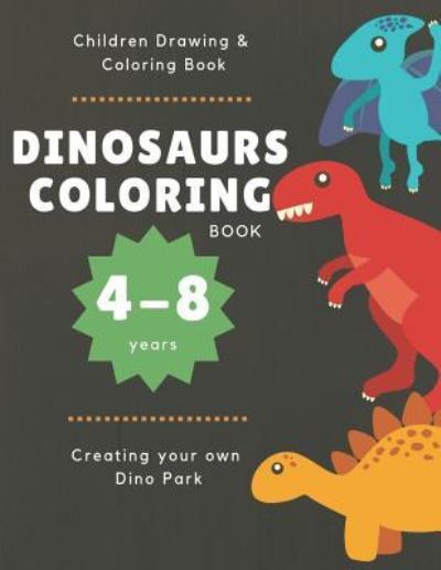 Cover for Passionate Book Publishing · Dinosaurs Coloring (Paperback Book) (2019)